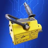 1PC Magnetic Lifter Heavy Duty Magnet Lifting 100KG Lift Magnets Strength 220LB Capacity Steel Lifting Magnetics Industry Tool