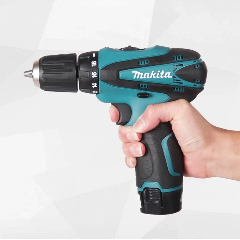 Makita mini drill DF330D, Compact Cordless Driver Household Power Tools Lithium Battery Drill Speed Starter Dremel rechargeable