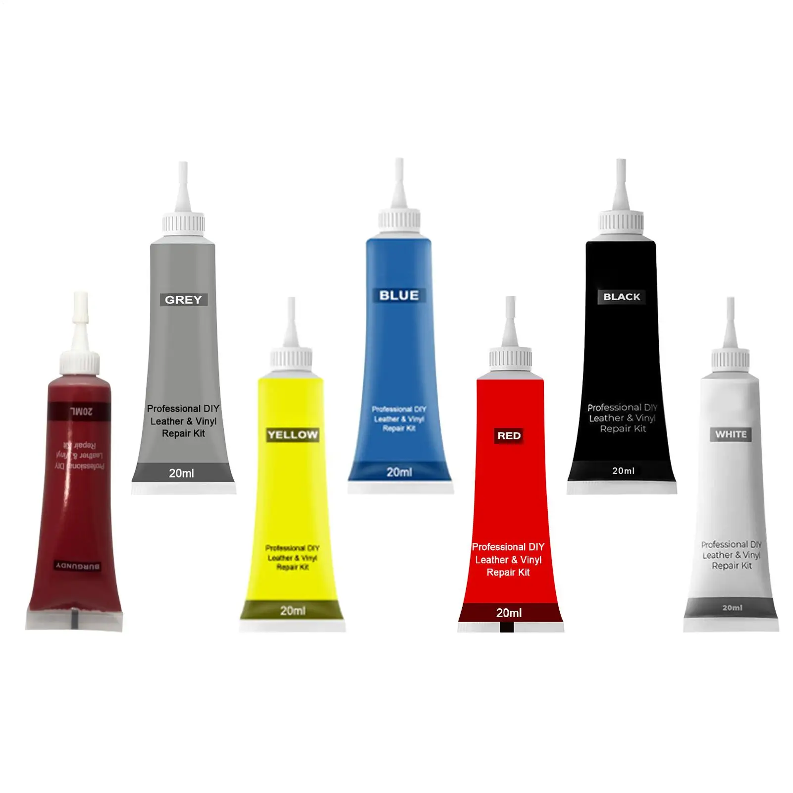 Leather Color Repair Gel 20ml Car Repair Scratches Cracks Sofa Auto Seat Leather Complementary Refurbish Cream Repair Paste