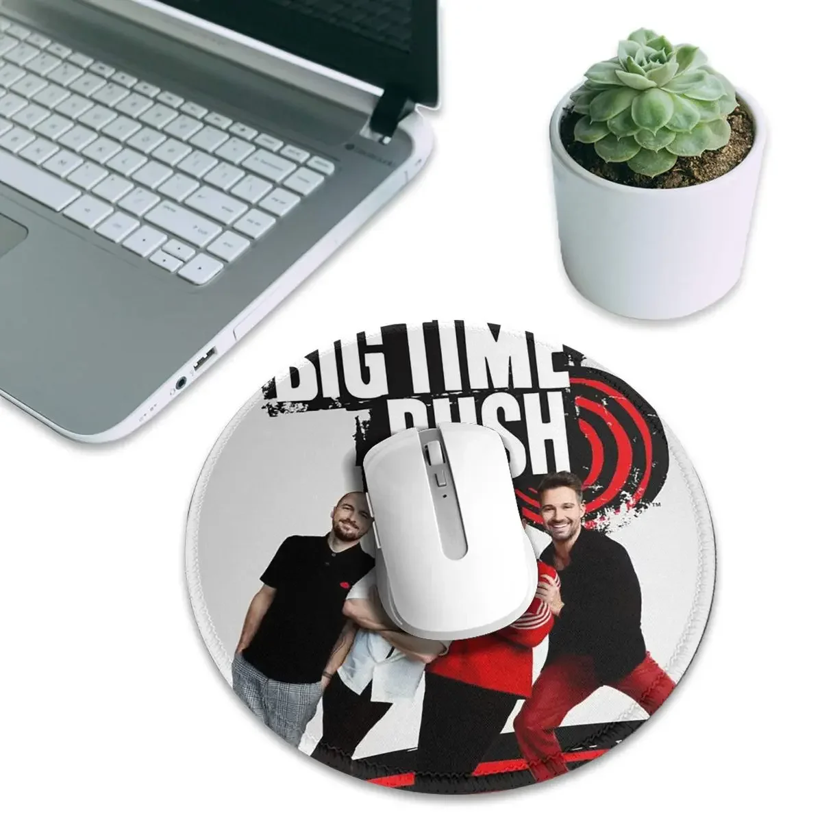 Big Time Rush BTR Band Music Round Mouse Pad Computer Keyboard Mouse Mat Gaming PC Desk Mat Office Table Mats