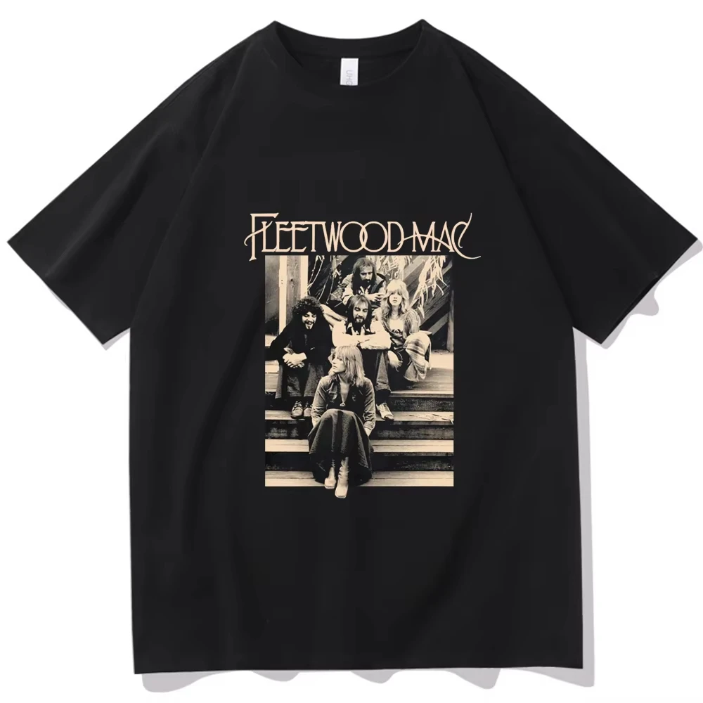 2026 Fleetwood Mac Stevie Nicks Camiseta De Regalo Para Fanáticos De La Música Regular Cuello Redondo Unisex Casual Verano
