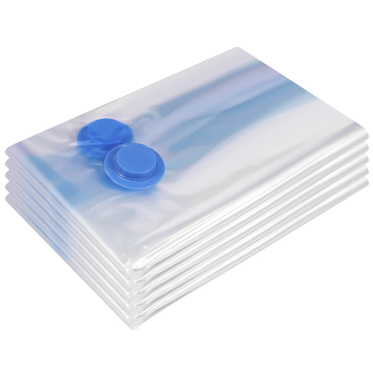 5/10Pcs Vacuum Storage Bags Reusable Vacuum Seal Compression Bags Leak-Proof Vacuum Packing Bags Clear Space Saver Bags Closet