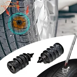 Vacuum Tyre Repair Nail Kit for Motorcycle Car Scooter Rubber Tubeless Tires Tools Set Glue Free Film Auto Accessories Care New