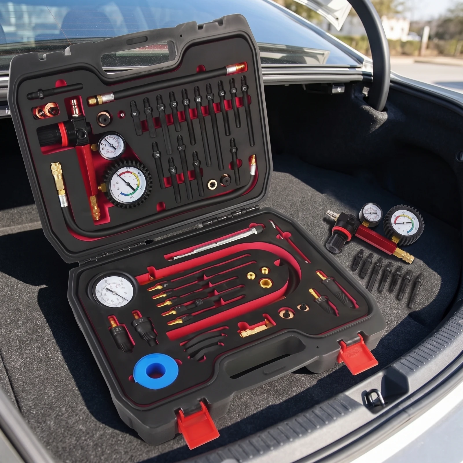 ชุดทดสอบแรงดันเครื่องยนต์ ชุดเ - Auto Repair Shop Diagnostics บทวิจารณ์และราคา