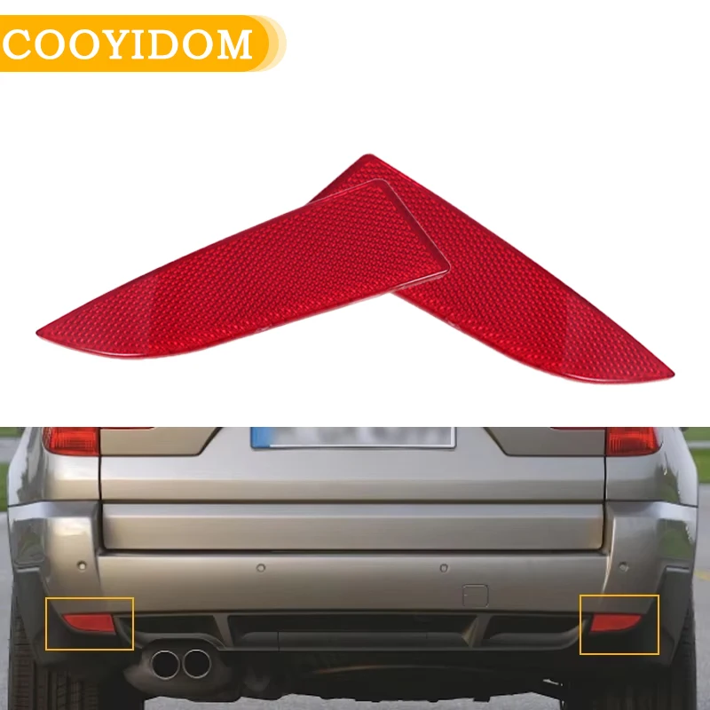 Car Rear Bumper Fog Light For BMW E83 X3 2007 2008 2009 2010 2011 Reflector Brake  Light 63147162218 63147162217 Car-styling