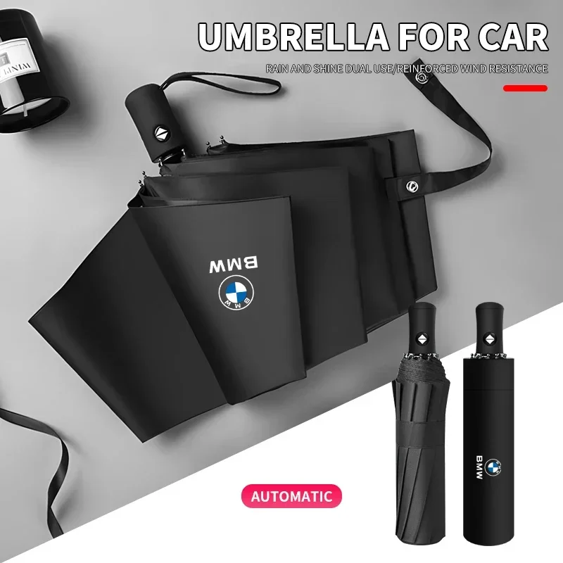 

Car Logo Umbrella Auto Automatic Anti-UV Waterproof Tool For BMW G30 G32 G01 G02 G05 G06 G07 G26 G23 G22 F40 F20 G08 G16 G15