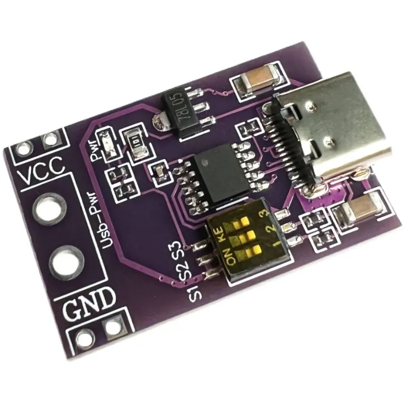 PD/QC/AFC fast charge decoy trigger, support 5V 9V 12V 15V 20V fixed voltage output