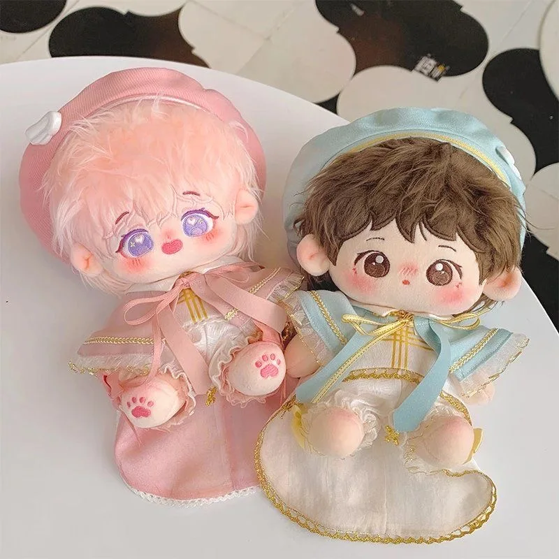 Plush Toy Clothes 20CM Idol Dolls Accessories Fashion Vest Tops Pants Tie Suit For 1/6 Bjd Dolls Accessories for Idol Doll Gift