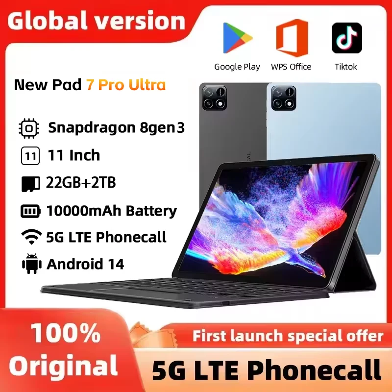�y�Z�[�����z2026�N�O���[�o���� Pad 7S Pro Ultra Snapdragon 8GEN3 Android 14�^�u���b�g 11�C���`HD 22GB+2TB 20000mAh 5G �f���A��SIM Wi-Fi �^�u���b�gPC
