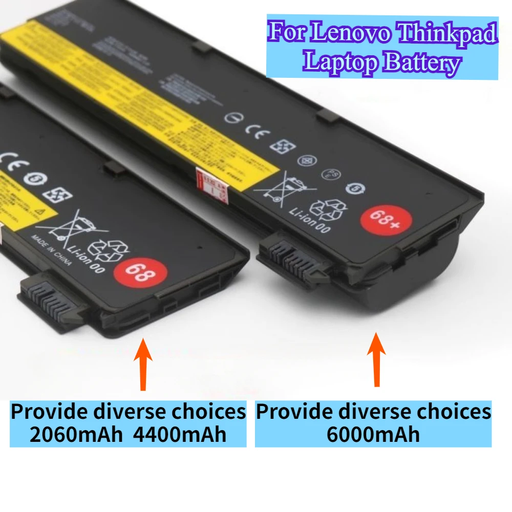 New Laptop Battery for Lenovo Thinkpad X240 X250 X260 X270 T450 T470P T450S T440S K2450 W550S P50S 45N1136 45N1738 compatibility