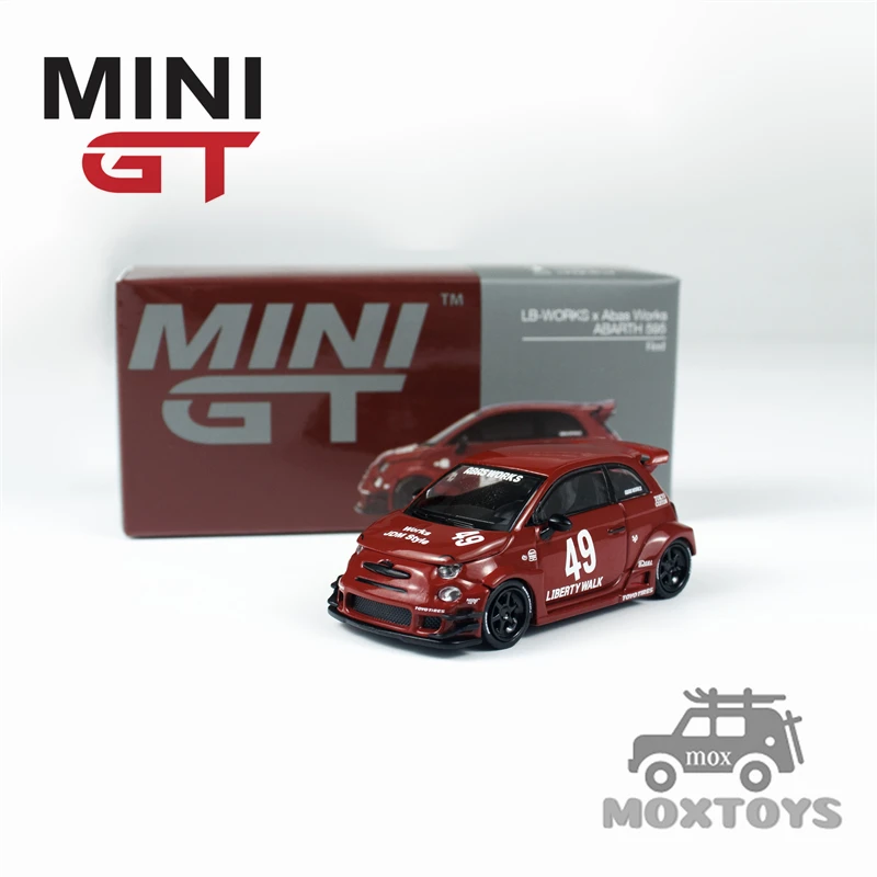

MINI GT 1:64 ABARTH 595 LB-WORKS x Abas Works Diecast Model Car