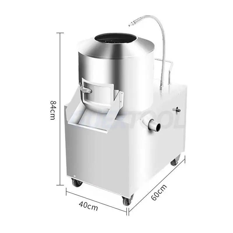Obierak do ziemniaków automatyczna obieraczka Taro ze stali nierdzewnej obieraczka do imbiru z orzeszków ziemnych