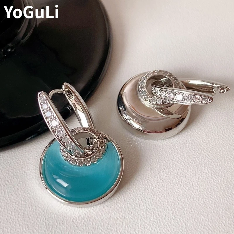 

Trendy Jewelry Pretty Design Elegant Temperament Asymmetrical Earrings 2026 Trend New For Women Girl Hot Selling Accessories