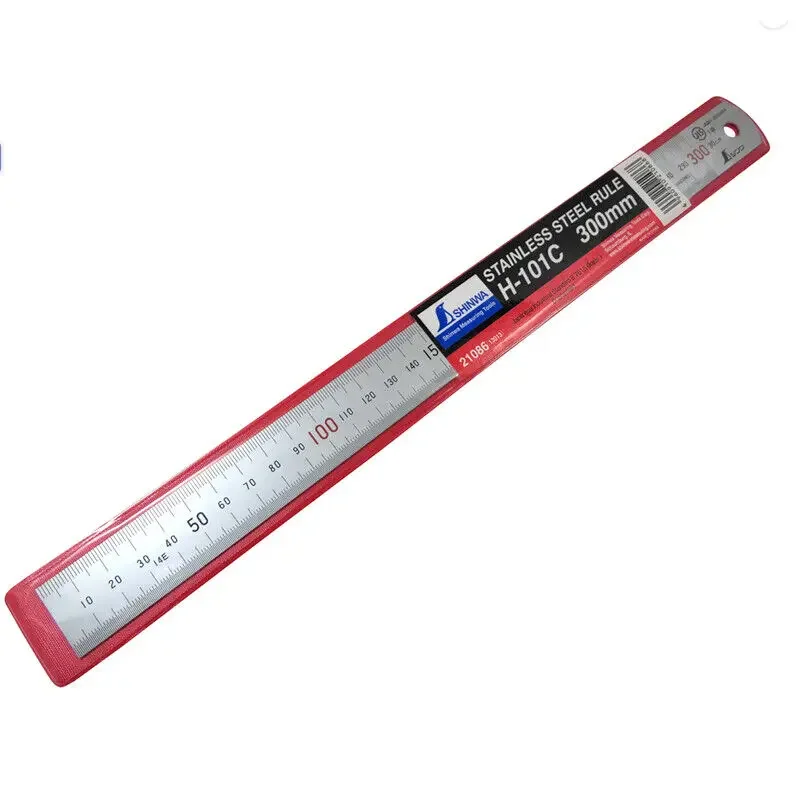 Stainless Steel Ruler Thickened Steel Ruler High Precision 15/30/100cm1 Meter