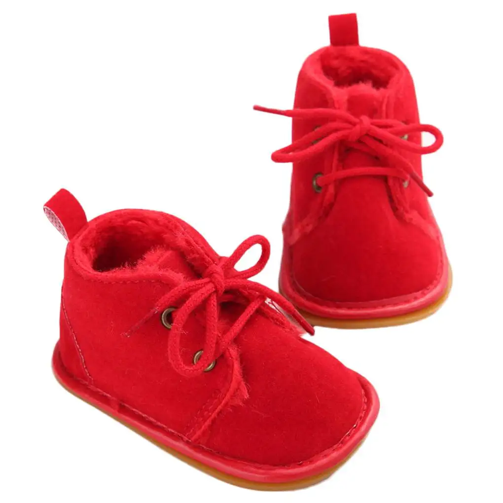 

Winter Infant Shoes Boots Unisex Baby Boys Girls Warm Cotton Anti-Slip First Walkers Crib Shoes