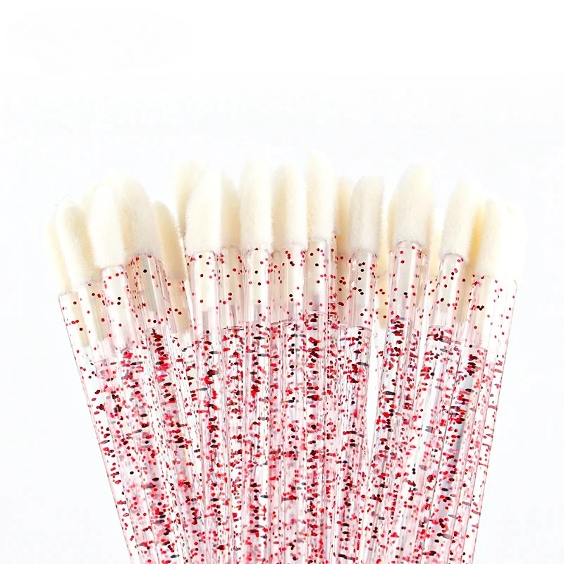5/50 Pcs Disposable Lip Brush Makeup Brushes Lipstick Applicator Wands Eyelashes Extension Tool Beauty Accessories