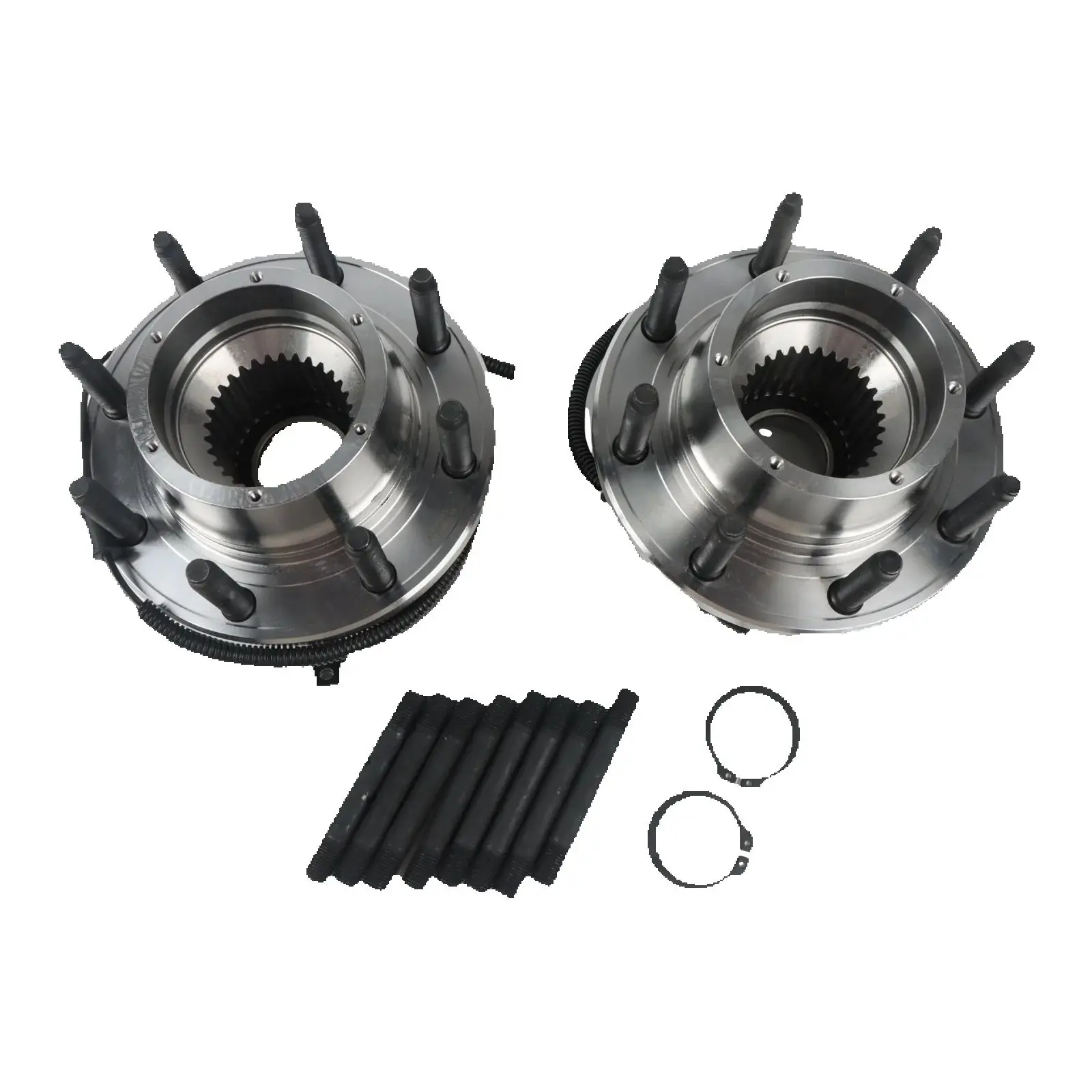 2Pcs Wheel Hub Bearing Assembly 515081 FOR Ford F-250 F-350 Super Duty 2005-2010 SRW 8 Lug