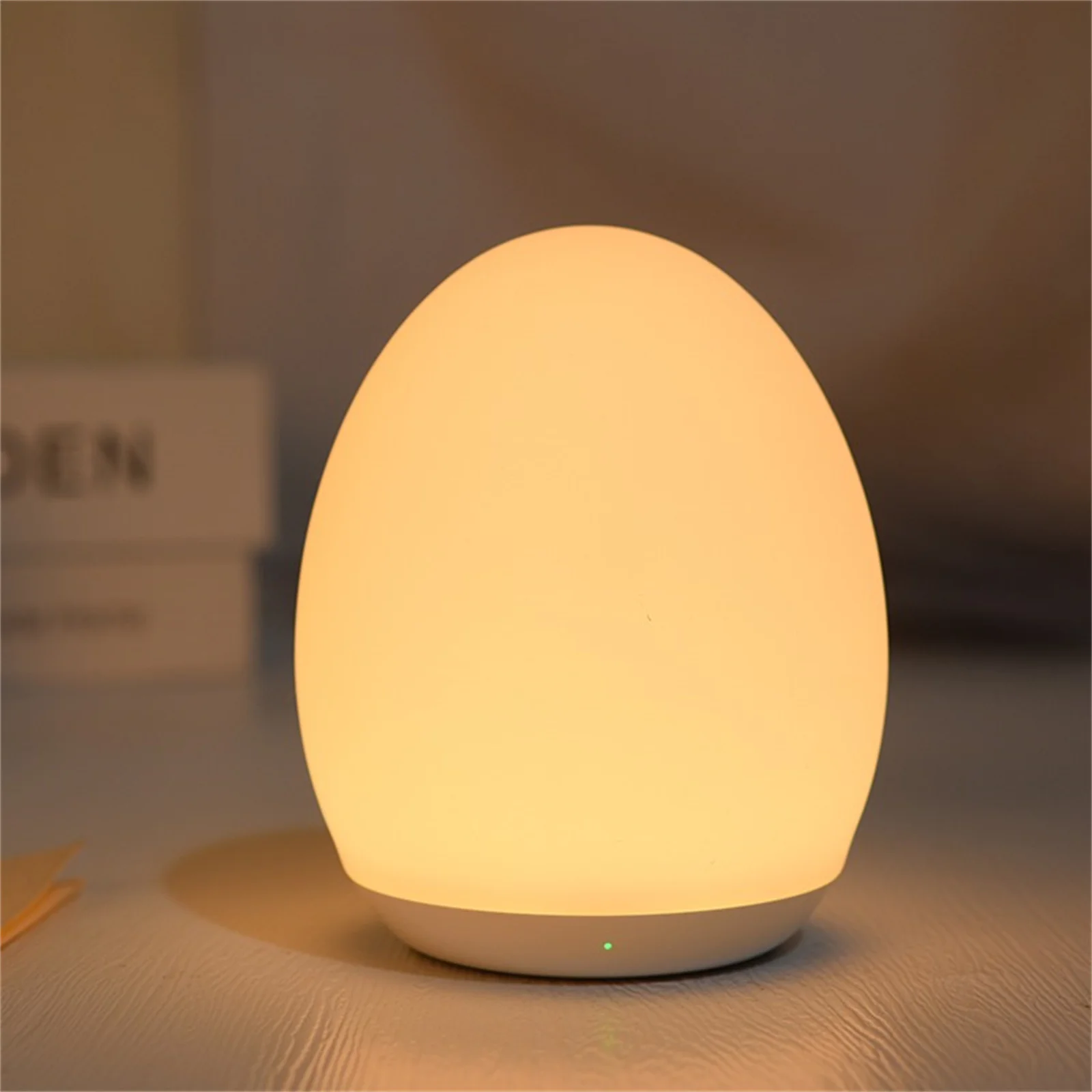 Luci notturne a LED USB ricaricabile a forma di uovo RGB Pat Light Alimentazione del bambino Lampada per protezione degli occhi per dormire Lampada da tavolo da bar per esterni