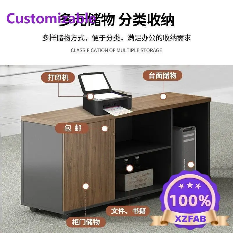 Factory Direct 2026 File Cabinet Office Wooden Locked Small Cabin et Mobile Storage Cabine t Drawer Cabi net With Wheel Table Un