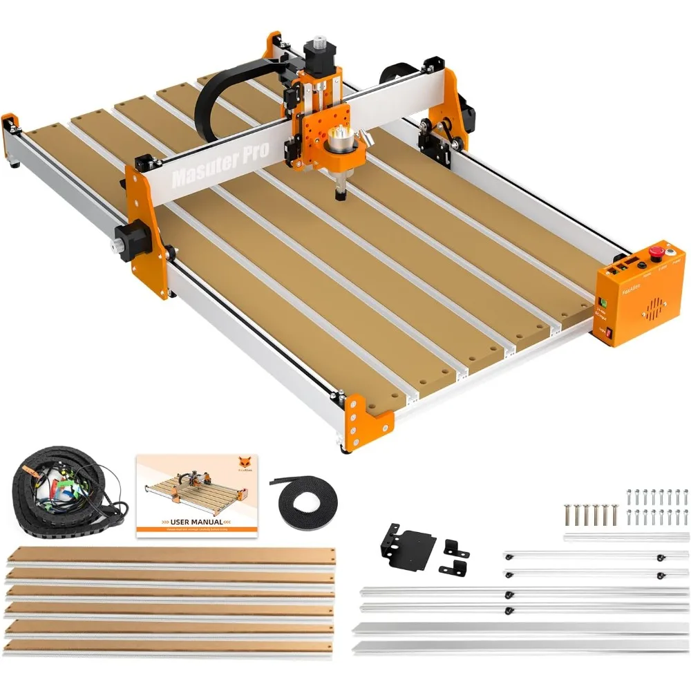 4080 Extension Kit with Upgraded Hybrid Spoilboard for Masuter Pro CNC Router Machine Working Area Extend (15.75