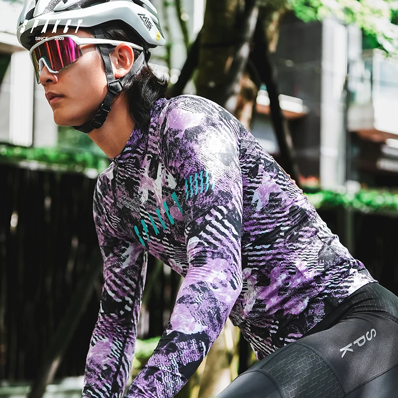 

SPAKCT 2025 Cycling Jersey Quick-Drying Long-Sleeve Unisex Autumn Mountain & Road Bike Top for Men And Women