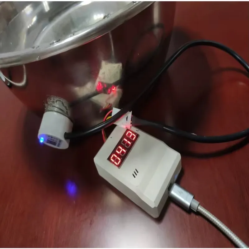 Car Fuel Tank Real-Time Liquid Level Detection Display Ultrasonic Sensor Water Oil Level Monitor