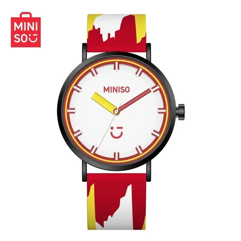 

Miniso Подлинные студенческие бесшумные часы Спортивные водонепроницаемые электронные часы
