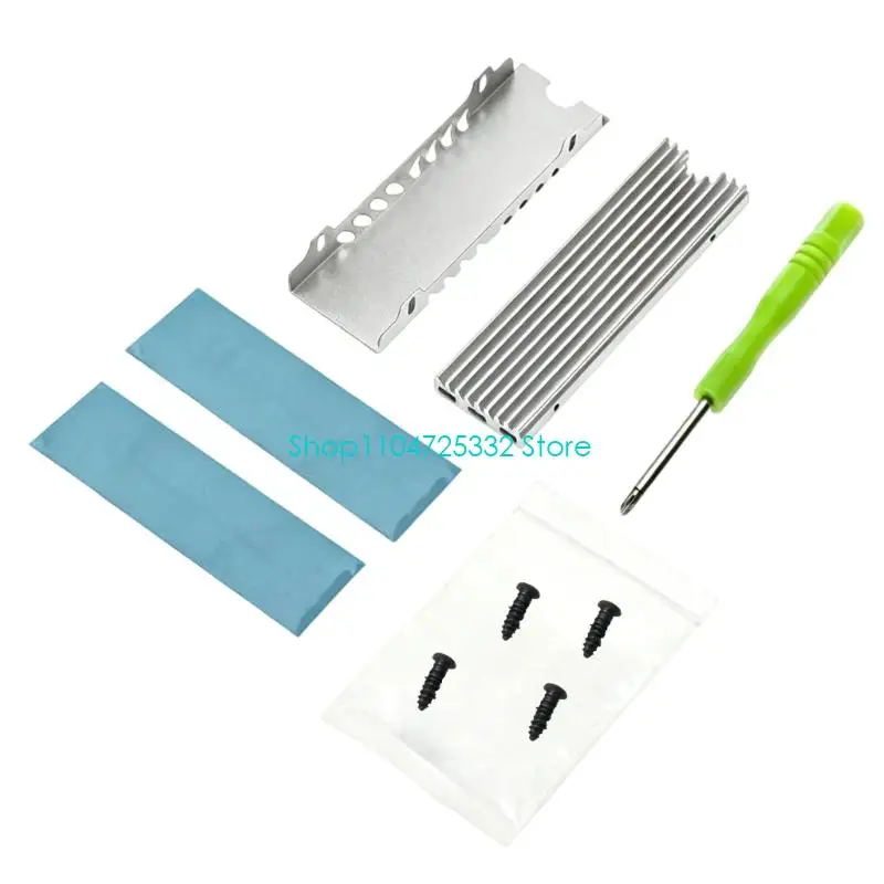 P5EA M.2 Heatsink Coolers 2280 SSD Double-Side Heat Sink with Thermals Silicone Pad