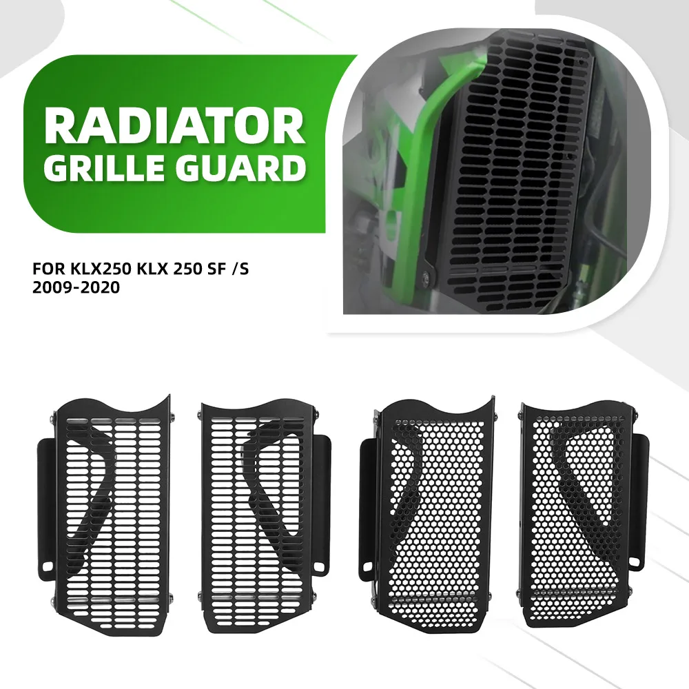 

FOR KAWASAKI KLX250 KLX 250 SF /S 2009-2020 Radiator Grille Guard Protector Grill Protection Cover KLX250S KLX250SF Accessories