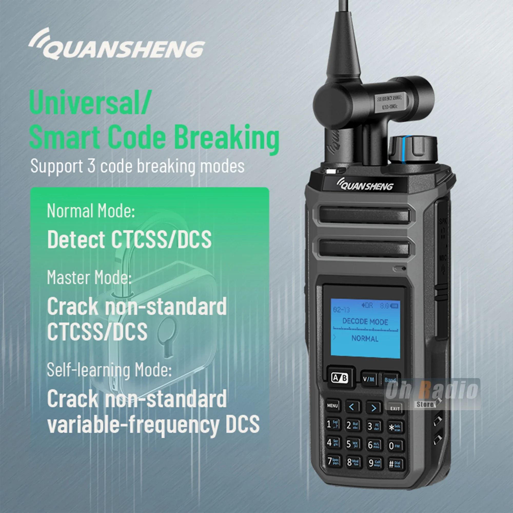 Quansheng TK11(5) 10W Dual Receiving HF VHF UHF USB AM FM LSB CW 27MHz CB LW MW SW SSB Multi Band Spectrum Analyzer Ham Radio image 6
