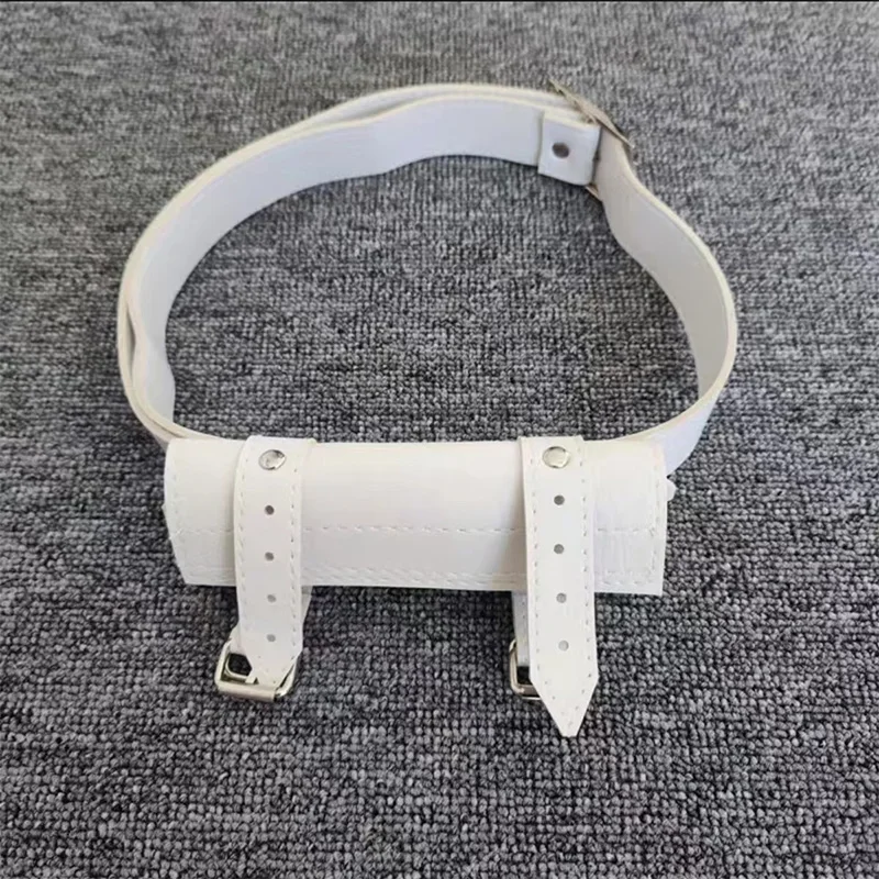 Cosplay Anime Katanas Sword Fixed PU Leather Lanyard Scabbard Bamboo Sword Belt 1/2/3 Tier Belt Set Anime Merchandise Ltem Belt