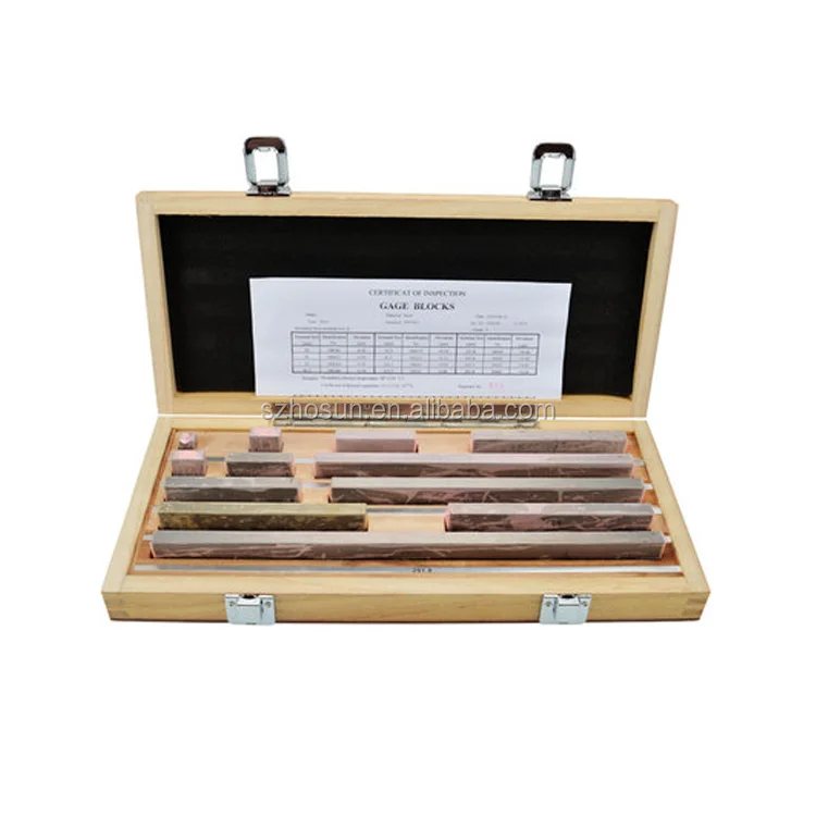 Block Gauge  Steel  Carbide Grade 0 Grade 1  Class 0 Class 1 Ceramics Block