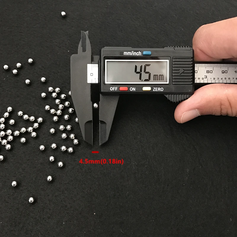1000/2000pcs 4.5mm Steel Slingshot Balls Catapult Slingshot Hunting High-carbon Bearing Component Steel Balls Catapult Bow