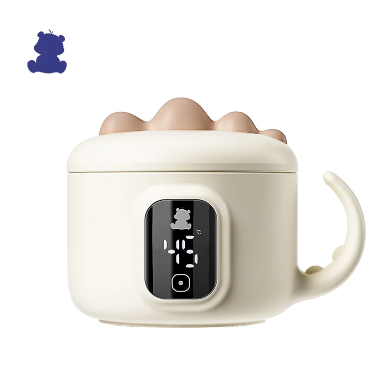 

2023 New Stainless Steel Baby Feeding Bowl Metal Bowl Rechargeable Baby Food Insulation Bowl