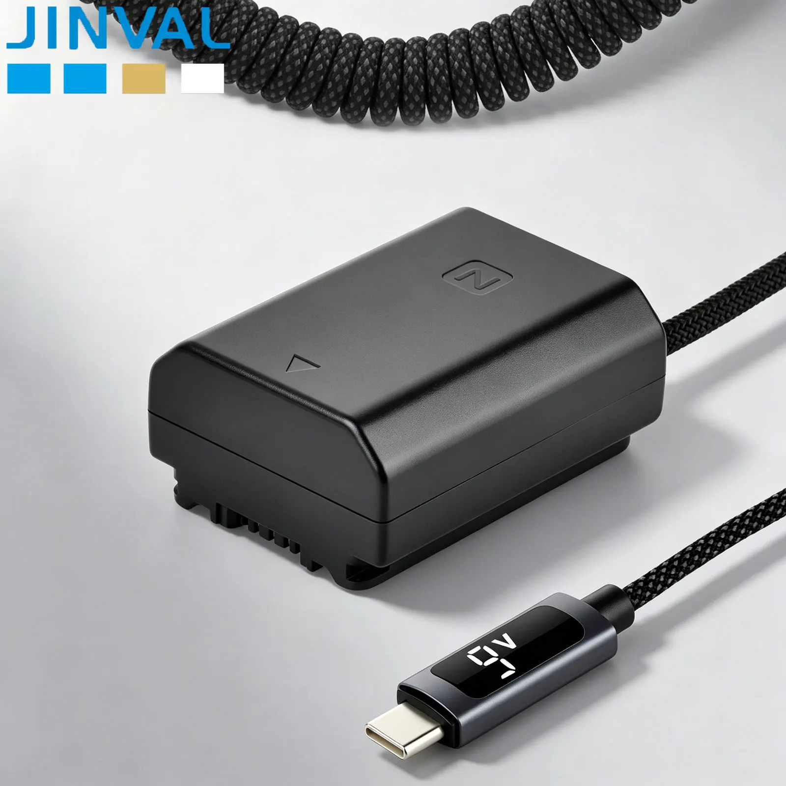 JINVAL NP-FZ100 NP FZ100 NPFZ100 Power Adapter PD 20W Dummy Battery For Sony Alpha A1 A7 A8 A9 A9M3 A7R4 A7R5 A7R4A A7C A76