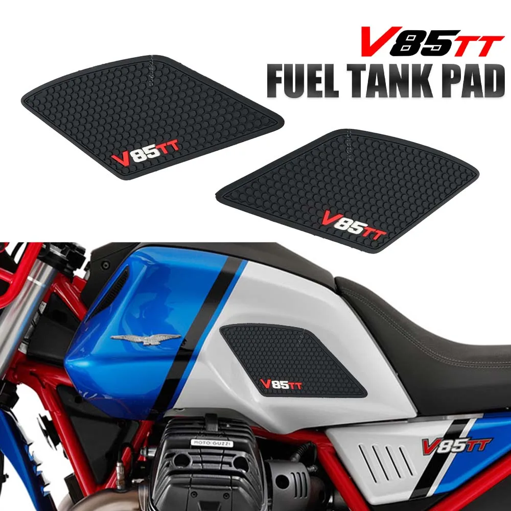 

For Moto Guzzi V85TT v85tt Motorcycle Accessories Fuel Tank Pad Protector Sticker Side Anti Slip Protection Pad Knee Grip