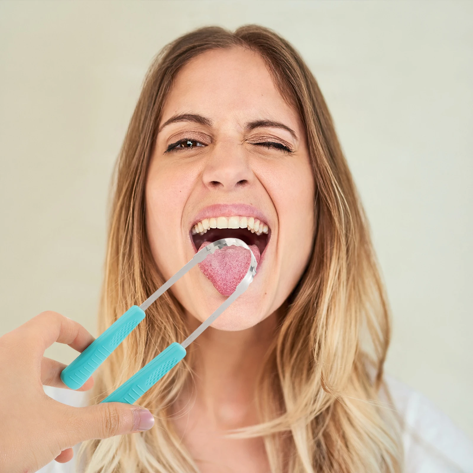 

5Pcs Tongue Coating Cleaners Stainless Steel Scrapers for Adults Efficient Breath Freshening Oral Hygiene Cleaning Tools