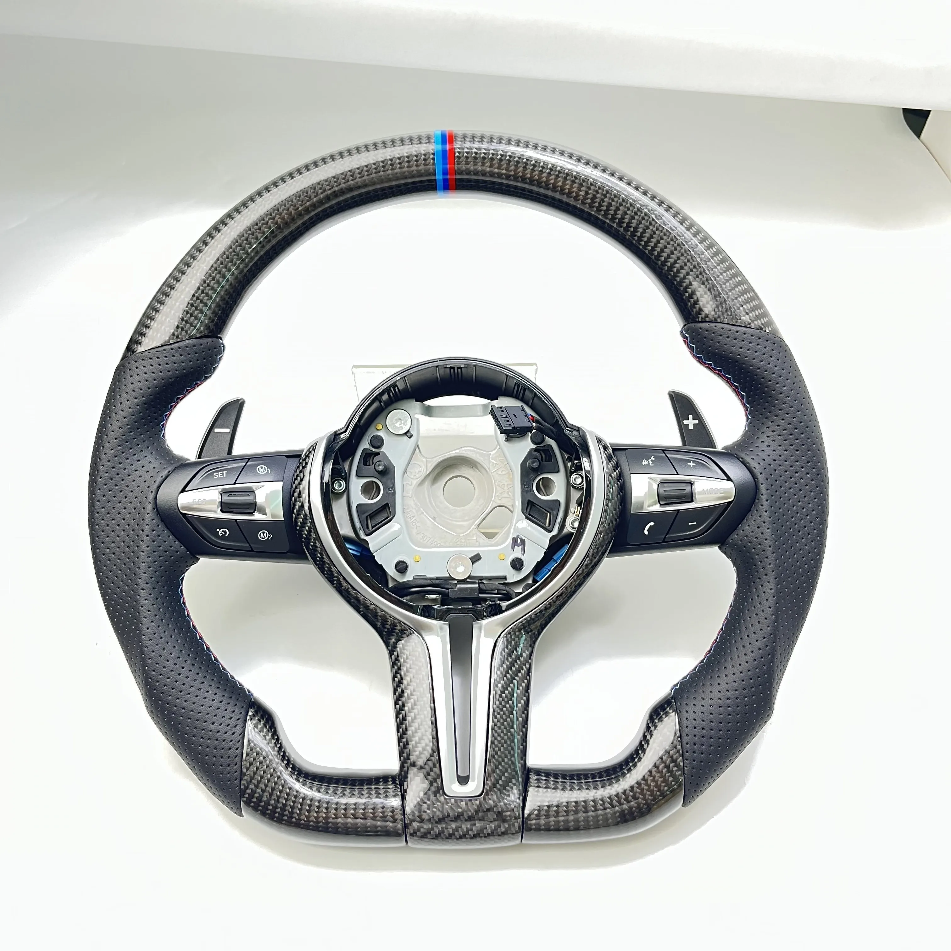 For BMW F10 F30 F18 F35 M3 M4 X5 X6 Full Range of Modified  Leather  Carbon Fiber Steering Wheel