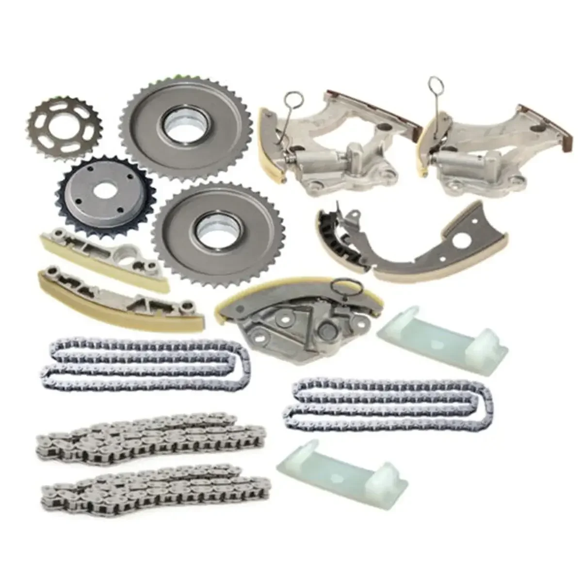 

Timing Chain Kit For Audi C7 2.5 (16-piece Set) For A6(C7) A7 A8 Q5 Q7 S4 S5 VW TOUAREG 3.0T V6 Chains, Tensioners, Gears