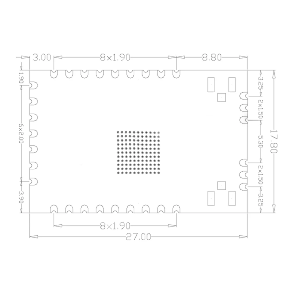 BL-R8822BU1 WIFI Bluetooth Module for Smart TV Display USB Interface Dual Band RTL8822BU Chip