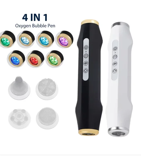 Portable Oxygen Bubble Facial Machine CO2 Bubble Pen Aqua Skin Face Cleansing SPA Beauty Device CO2 Pods Massager