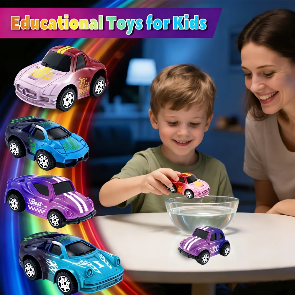 Color-Changing Temperature Racing Toy, Random Colors, Cool Color-Changing Mini Race Car, Holiday/Birthday/Easter/Christmas Gift
