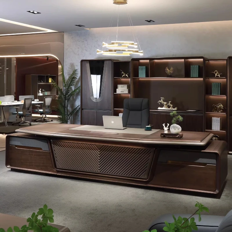 Reception Multifunctional Office Desk Conference Wooden Office Desk Organizers Storage Escritorio Oficina Commercial Furniture