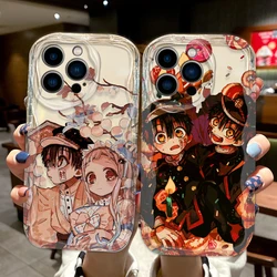 Toilet-Bound Hanako-kun Cover For Apple iPhone 15 14 13 12 11 Pro X XR XS Max Plus 8 7 Plus SE Wave Oil Phone Case