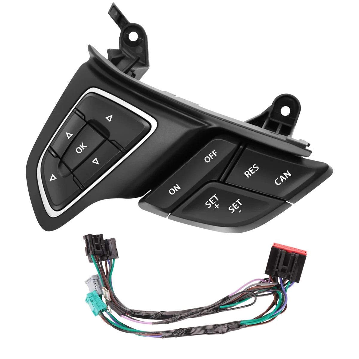 For Ford Focus Mk3 2015-2017 Kuga 2017 Cruise Control Switch Multifunction Steering Wheel Button Bluetooth Audio Button(W