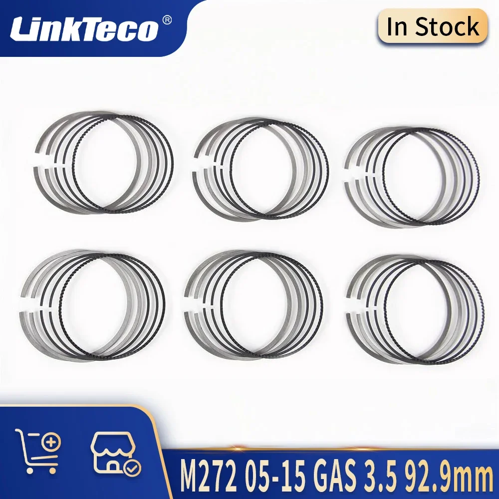 

STD 6pcs Engine Parts Piston Rings Kit M272 05-15 GAS 3.5 L For MERCEDES-BENZ C350 CLC350 CLK350 CLS350 E350 E300 GLK300 S350