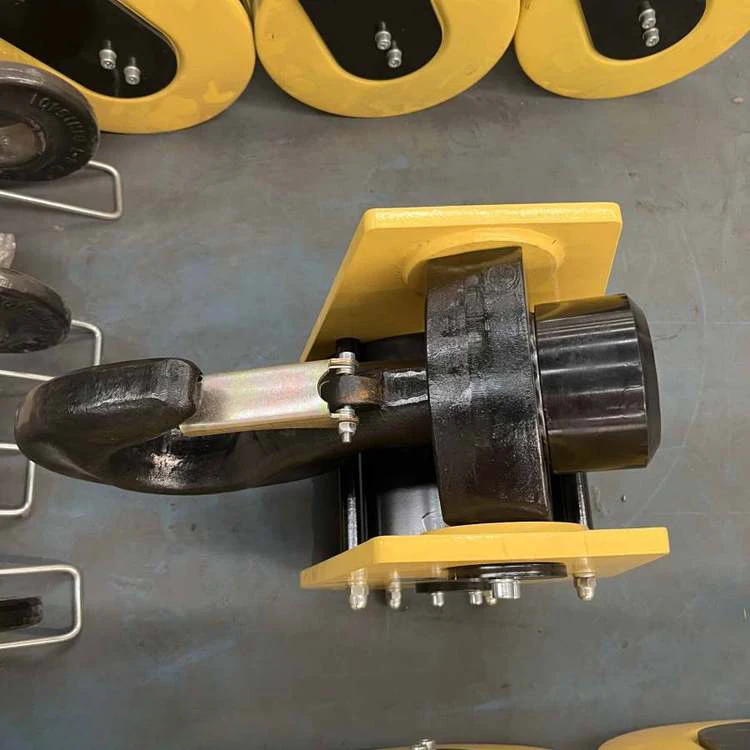 American-European type grappling hook pulley crane, 15T lifting pulley set with hook single-wheel hook