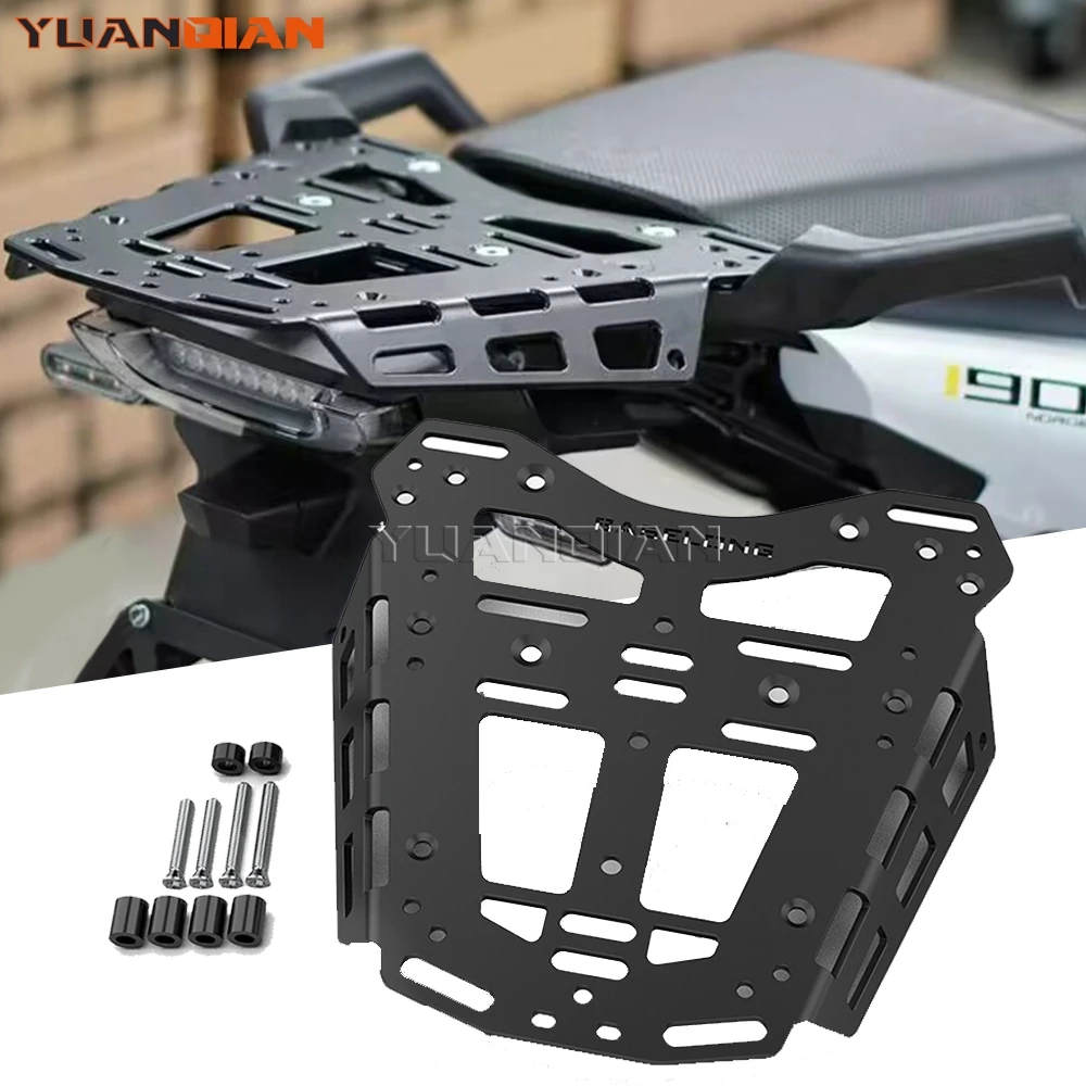 

Motorcycle Rear Luggage Rack Top Case Mount Plate for Husqvana 901 Norden 2022 2023 2024 Norden 901 Luggage Carrier Rollbag Rack