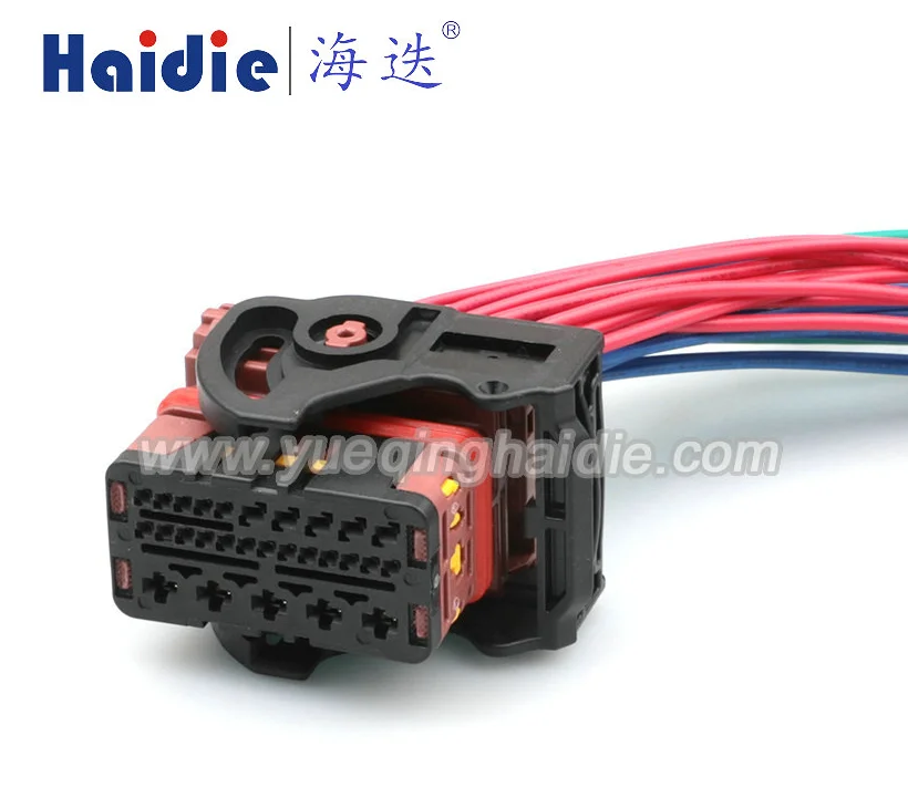 28 Pins Automotive Connector 64318-3011 64320-1301 with 15cm Wire