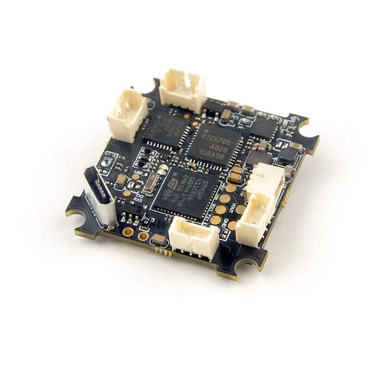 Happymodel ELRS F4 2G4 AIO Flight Controller, Built-in 2.4GHz ELRS Receiver, 5-in-1 for Tiny Whoop